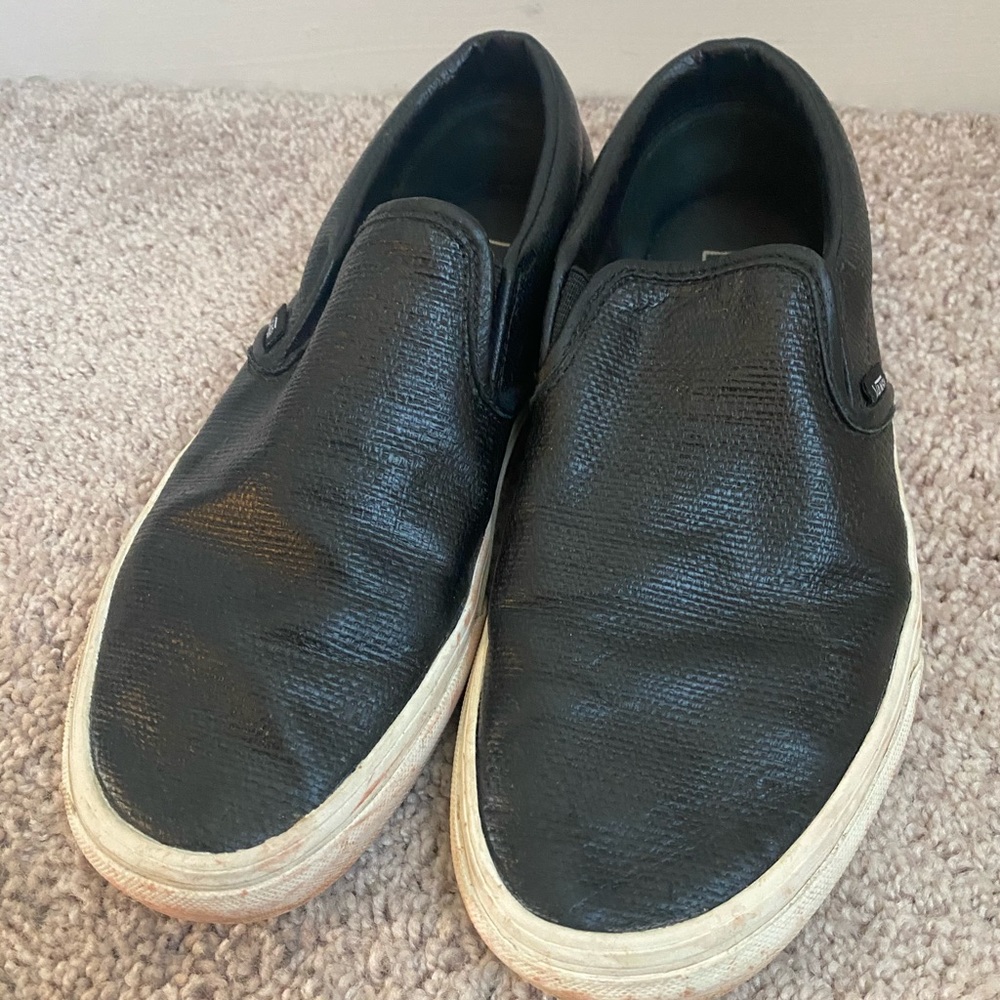 Vans Slip On- Black- size 9.5